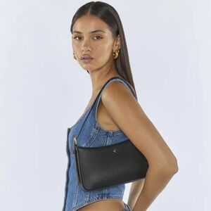 Peta + Jain Minimalist Casual Lilu Shoulder Bag Black Women's